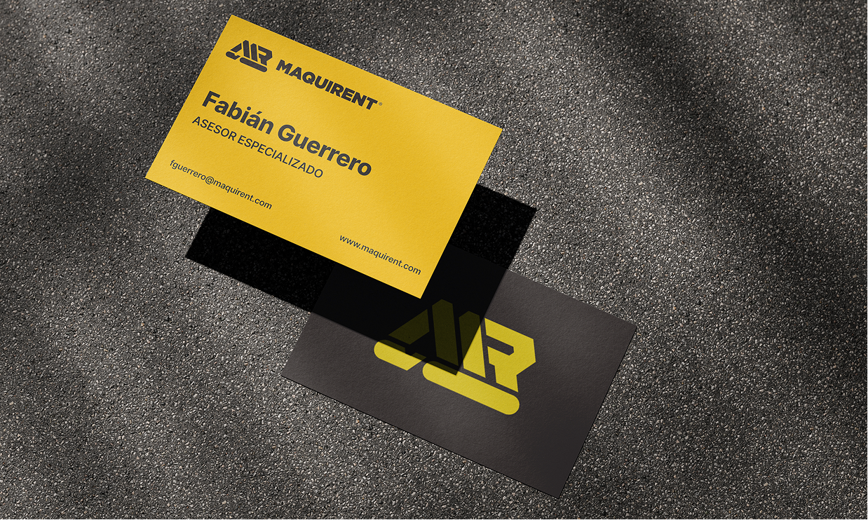 Tarjetas de presentación Maquirent