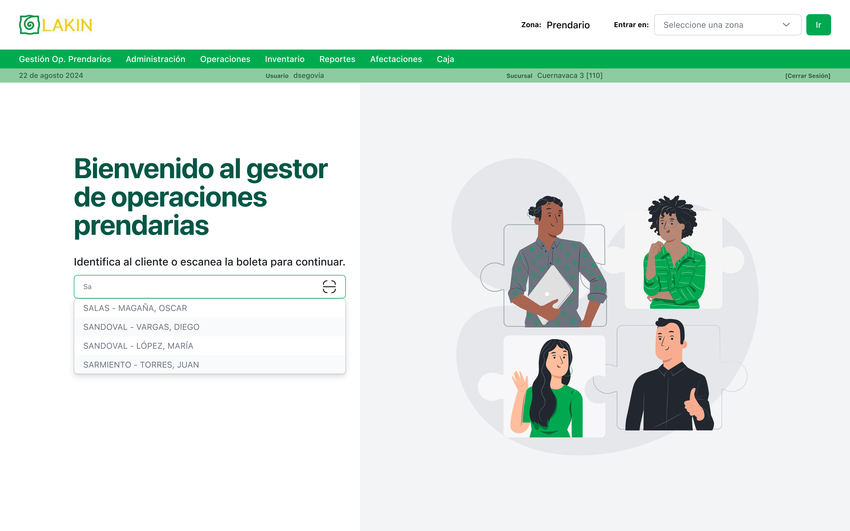 Buscar cliente